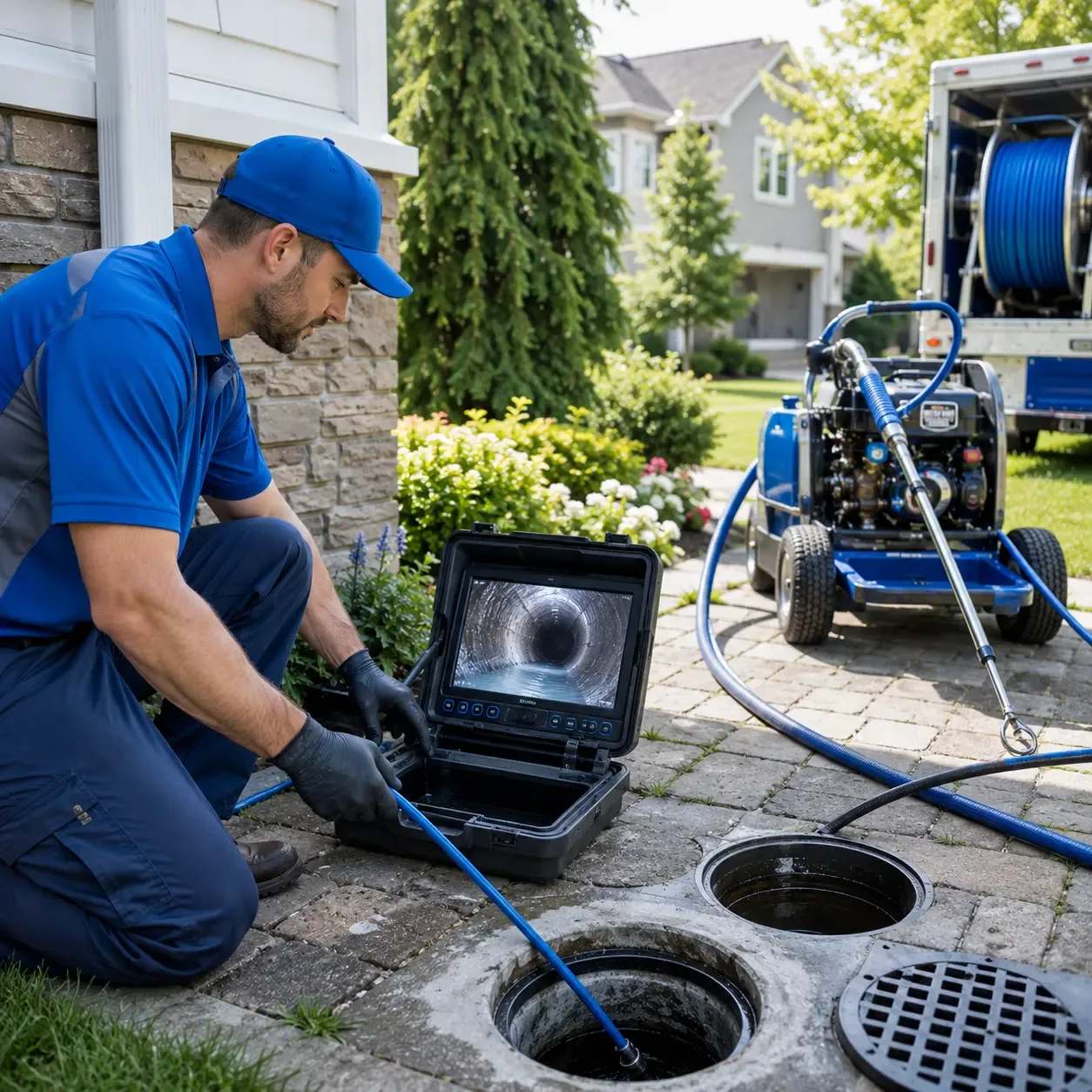 Outdoor drain cleaning professionals serving Yorkshire, OH